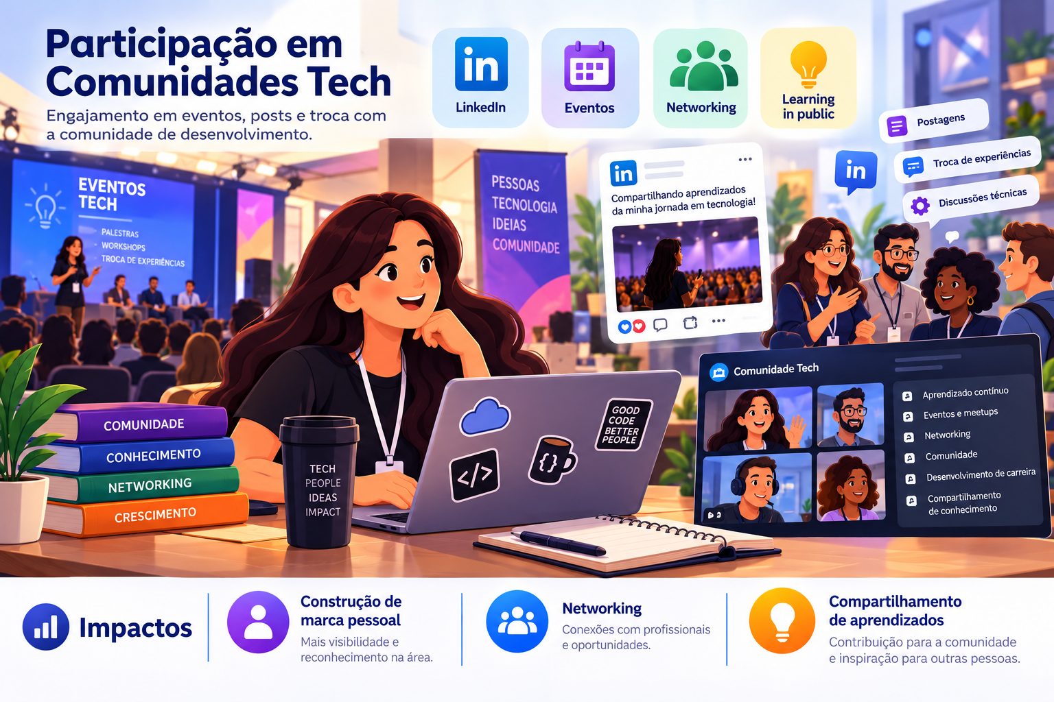 Participação em Comunidades Tech